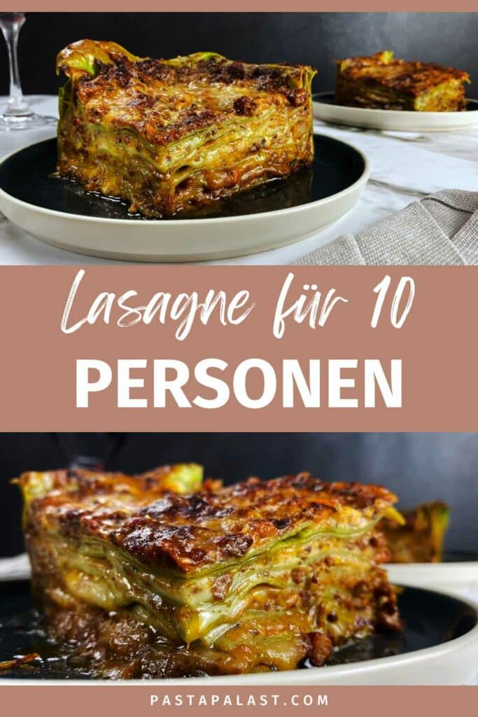 Lasagne für 10 Personen