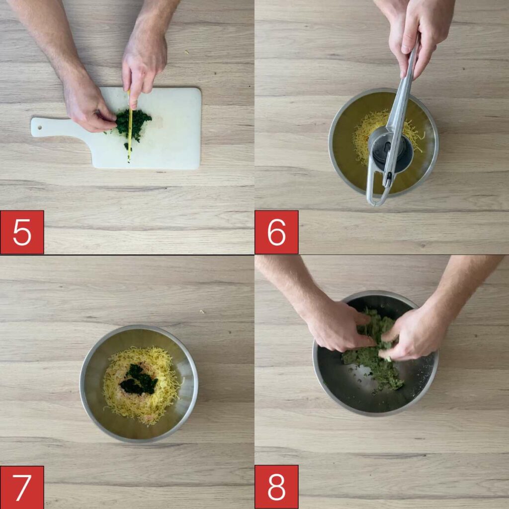 Spinat Gnocchi selber machen – Anleitungsschritte 2